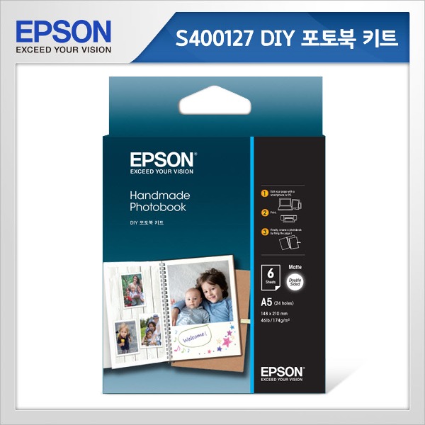 머스트컬러 엡손 DIY A5 포토북 키트 S400127Epson Handmade PhotoBook Kit(엡손)