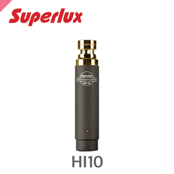 머스트컬러 수퍼럭스 HI10 단일지향성 콘덴서마이크SUPERLUX HI10 Hi-Hat Microphone(Superlux)
