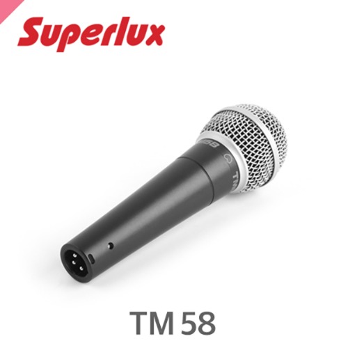 수퍼럭스 TM58 다이나믹 보컬마이크SUPERLUX TM58 Vocal Microphone