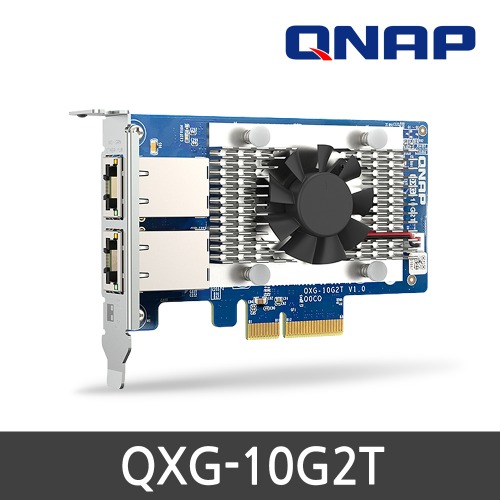 머스트컬러 QNAP 큐냅 QXG-10G2T 10GbE 네트워크 확장 랜카드(QNAP)